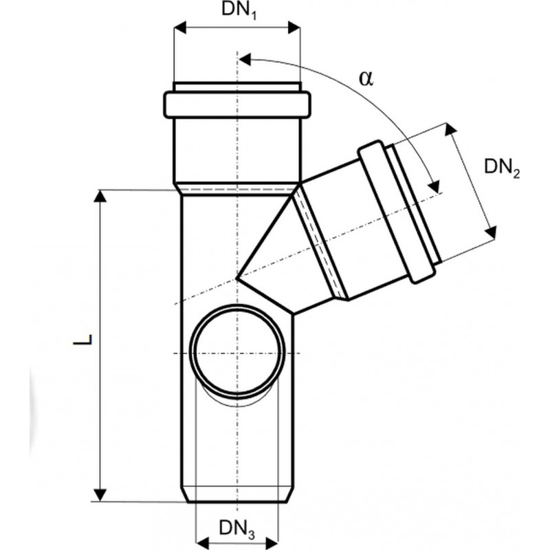 OSMA HTEP paneláková odbočka pravá 110/110/75 87°