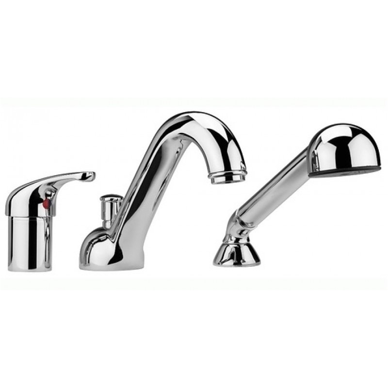 Paffoni Apollo vanová 3 otvorová baterie - lesklý chrom APM040CR Paffoni Apollo vanová 3 otvorová baterie - lesklý chrom APM040CR