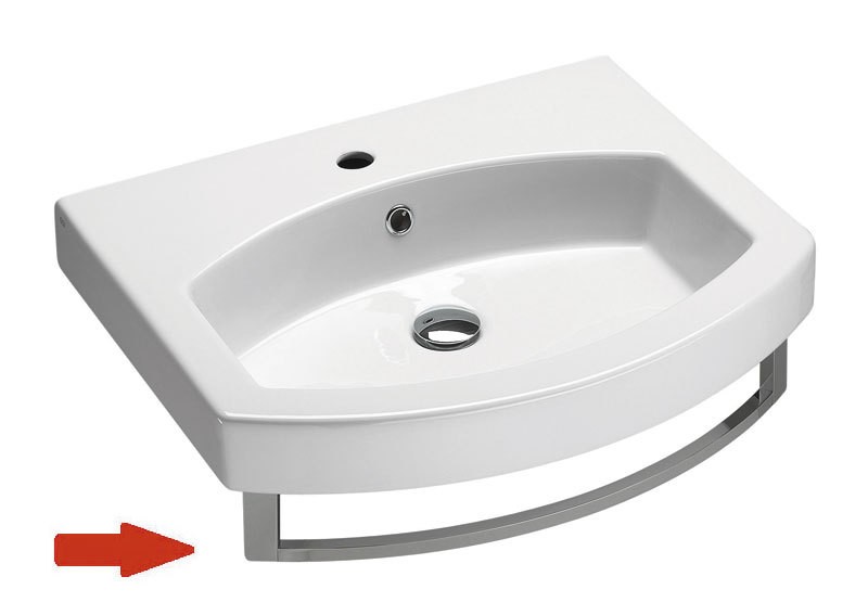 SAPHO LOSANGA držák ručníků 60cm, chrom PAFL60