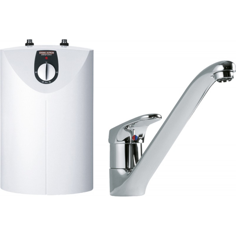Stiebel Eltron beztlakový zásobník malý SNU 5 SL s umyvadlovou batérii MAE-K 222173 Stiebel Eltron beztlakový zásobník malý SNU 5 SL s umyvadlovou batérii MAE-K 222173