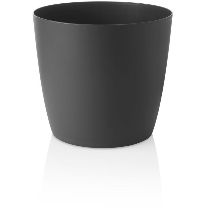 PLASTKON Dekorativní květináč Ella Twist'n'Roll 35 cm matná antracit