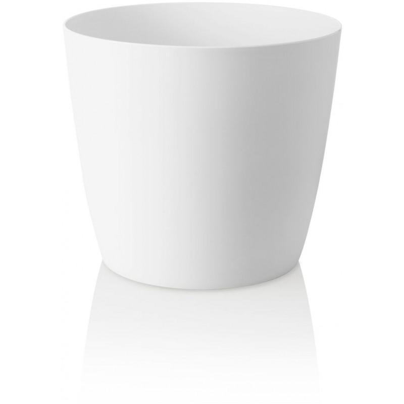 PLASTKON Dekorativní květináč Ella Twist'n'Roll 35 cm matná bílá PLASTKON Dekorativní květináč Ella Twist'n'Roll 35 cm matná bílá