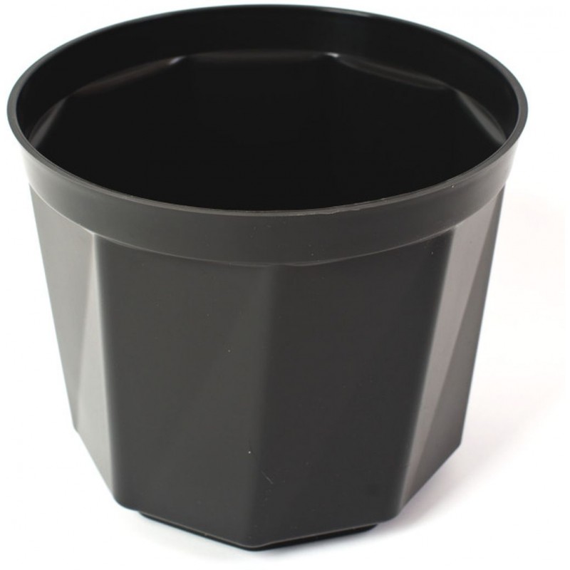 PLASTKON Dekorativní květináč Rosa 30 cm antracit PLASTKON Dekorativní květináč Rosa 30 cm antracit