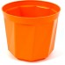 PLASTKON Dekorativní květináč Rosa 22 cm oranžová