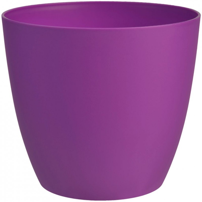 PLASTKON Dekorativní květináč Ella 13 cm matná fuksie