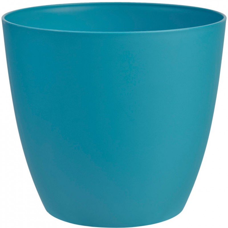 PLASTKON Dekorativní květináč Ella 18 cm matná tyrkys PLASTKON Dekorativní květináč Ella 18 cm matná tyrkys