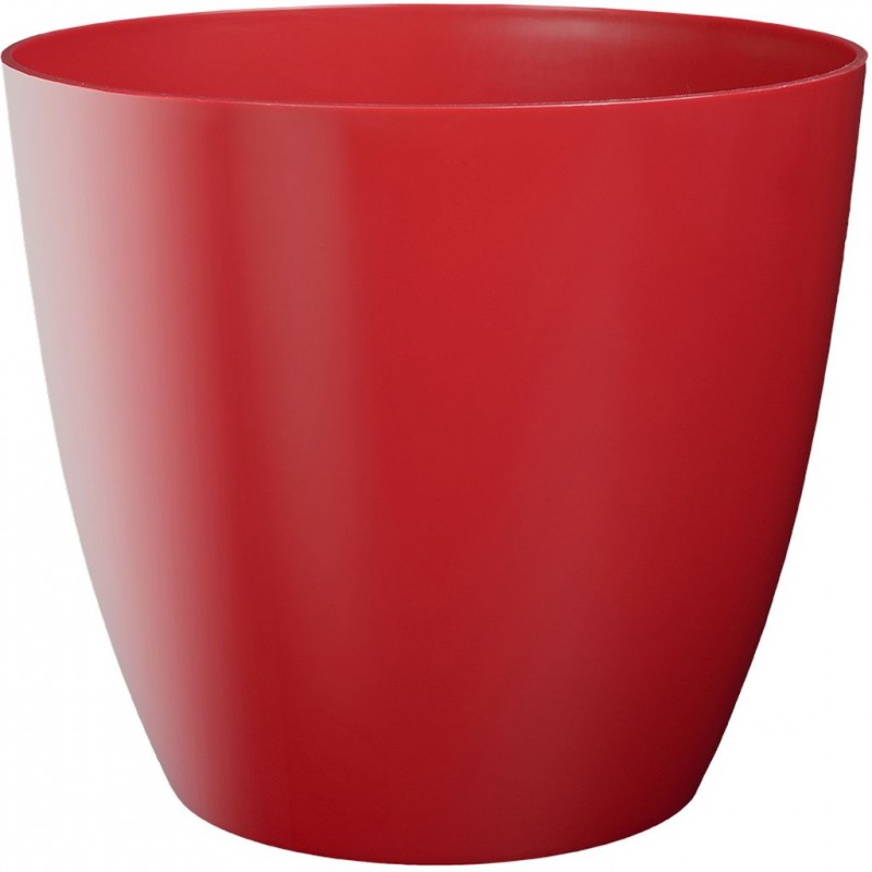 PLASTKON Dekorativní květináč Ella matný 30 cm červená PLASTKON Dekorativní květináč Ella matný 30 cm červená
