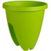 PLASTKON Balkónový květináč Balconia OVI na zábradlí 26 cm hráškově zelená