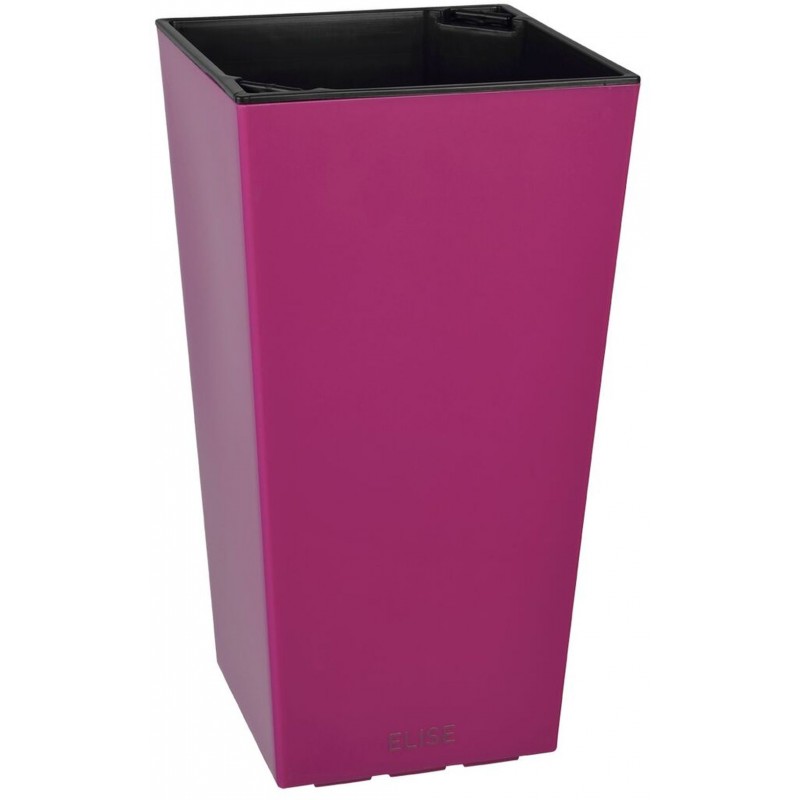 PLASTKON In- & Outdoor květináč Elise mat 20 cm fuksie