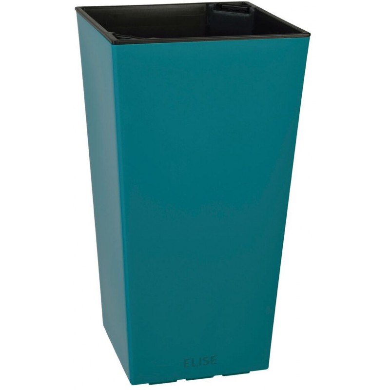 PLASTKON In- & Outdoor květináč Elise mat 30 cm tyrkys