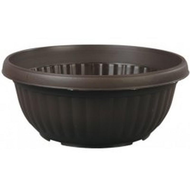 PLASTKON Žardiniéra Harmonie 12 cm hnědá PLASTKON Žardiniéra Harmonie 12 cm hnědá
