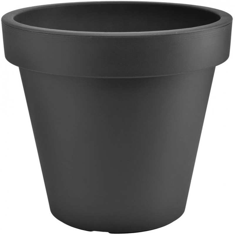PLASTKON Dekorativní květináč Metro Twist'n'Roll 49 cm antracit