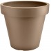 PLASTKON Dekorativní květináč Metro Twist'n'Roll 29 cm taupe