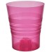PLASTKON Dekorativní květináč Orchid 11 cm transparentní červená