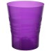 PLASTKON Dekorativní květináč Orchid 13 cm transparentní tmavě fialová