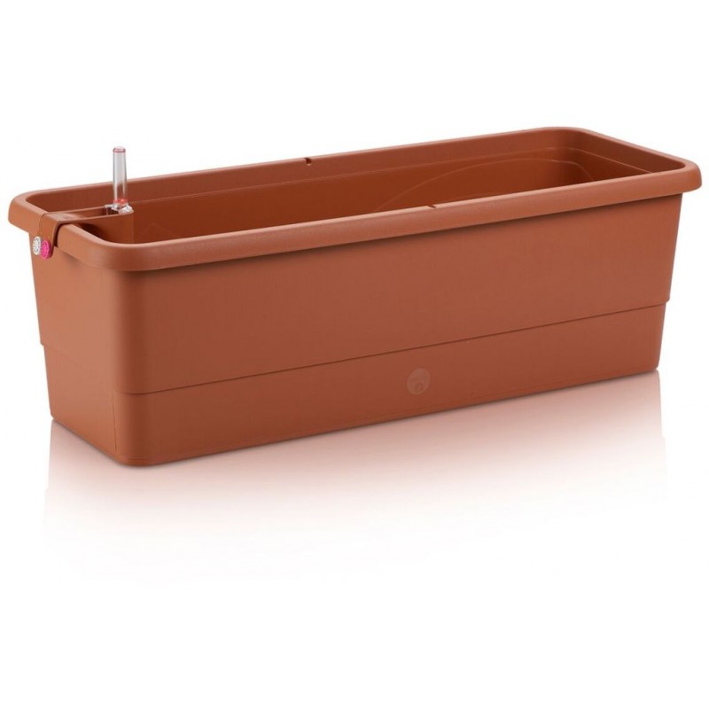 PLASTKON Samozavlažovací truhlík Smart Systém Gardenie 100 cm terakota
