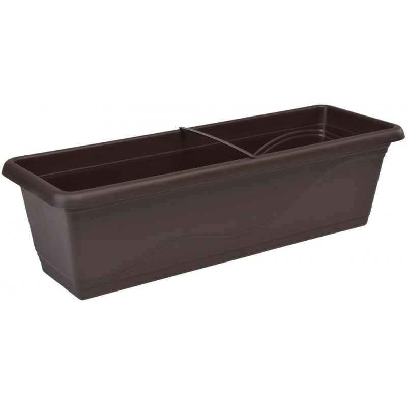 PLASTKON Truhlík Extra Flor 80 cm hnědý PLASTKON Truhlík Extra Flor 80 cm hnědý