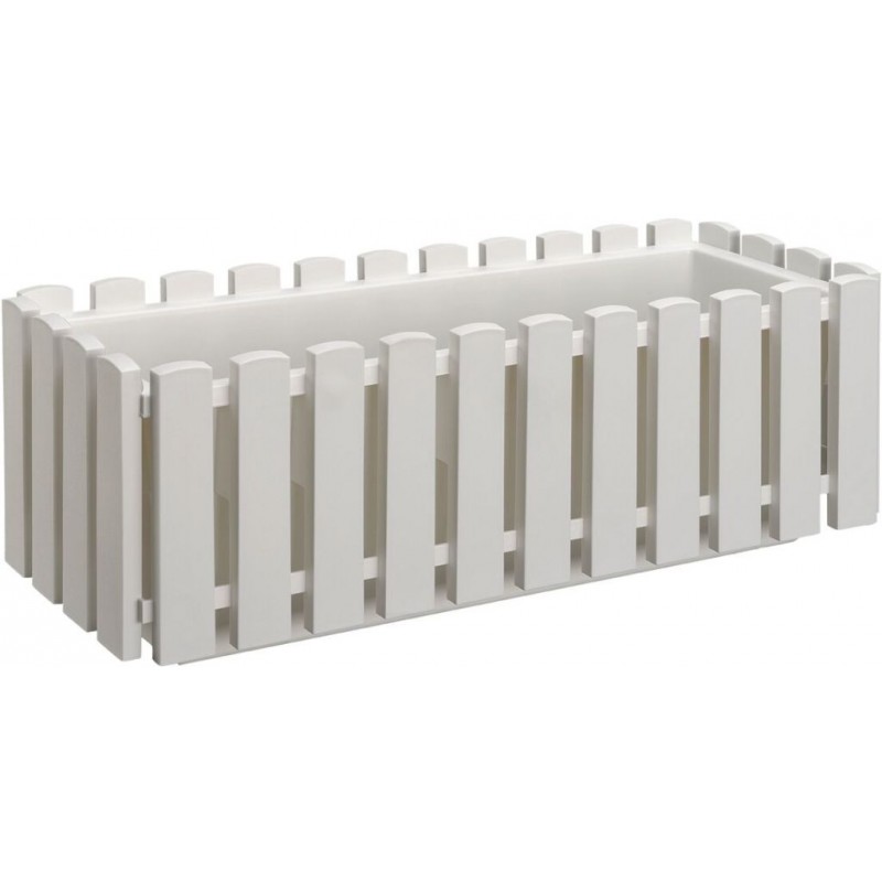 PLASTKON Truhlík FENCY 50 cm bílá PLASTKON Truhlík FENCY 50 cm bílá