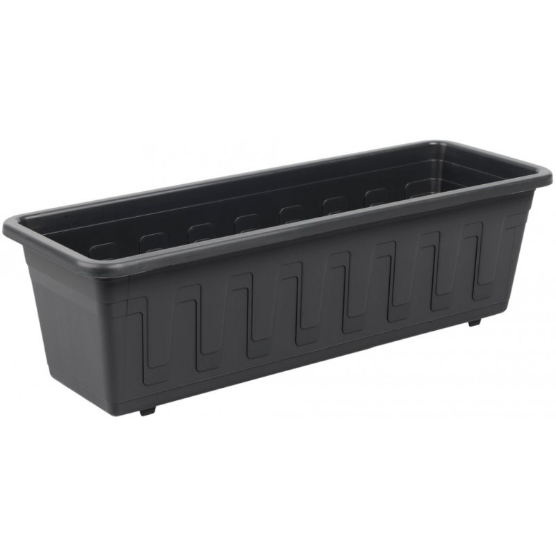 PLASTKON Samozavlažovací truhlík Garden Flor 60 cm antracit