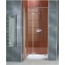 RONAL PL Pur Light jednokřídlé dveře + pevná stěna, 100cm, vlevo, aluchrom/čiré PLG10005007