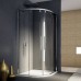 RONAL PLSR Pur Light S čtvrtkruh, posuvné dveře, 90-120cm,R 50cm, aluchrom/sklo čiré PLSR50SM15007