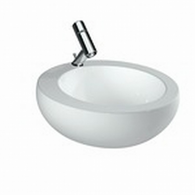 LAUFEN IL BAGNO ALESSI ONE Umyvadlová mísa 52x52 s otvorem, LCC 8.1897.1.400.104.1