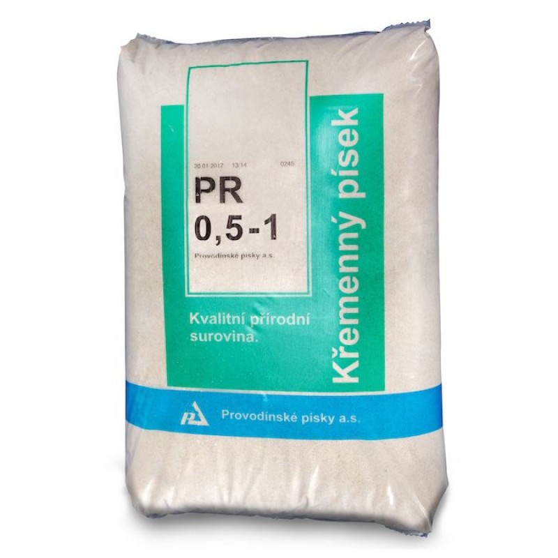 Filtrační písek 25 kg PR 0,6 - 1,2 Filtrační písek 25 kg PR 0,6 - 1,2