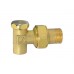 Giacomini Regulační radiátorové šroubení 1/2" x 18 mm rohové R16CY004