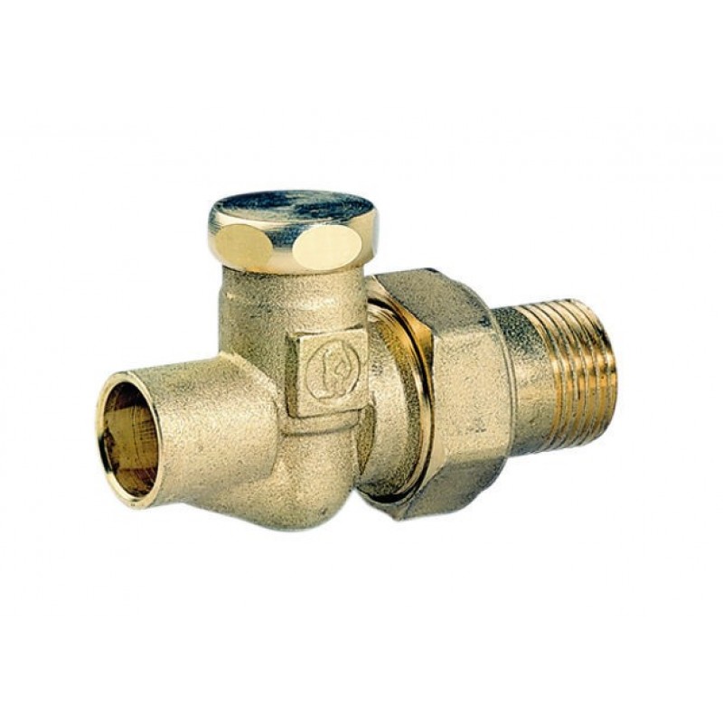 Giacomini Regulační radiátorové šroubení 1/2" x 18 mm R17CY004