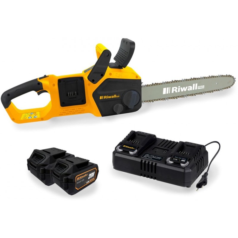 Riwall PRO RACS 4020i SET aku řetězová pila 40 V + baterie AC42F2601020B Riwall PRO RACS 4020i SET aku řetězová pila 40 V + baterie AC42F2601020B