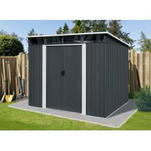 Riwall PRO RMSP 9x8 Anthracite LUX - zahradní domek kovový 2,4 x 2,8 m T-PS0908-A