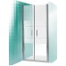 ROLTECHNIK Sprchové dveře dvoukřídlé do niky TCN2/1000 stříbro/intimglass 731-1000000-01-02