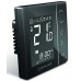 SALUS VS10BRF Bezdrátový termostat 4v1, černý, podomítkový