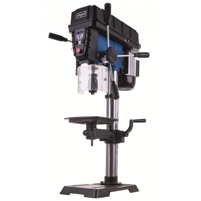 SCHEPPACH TBM 300 Vario stojanová vrtačka s křížovým laserem a LED osvětlením 5906835901