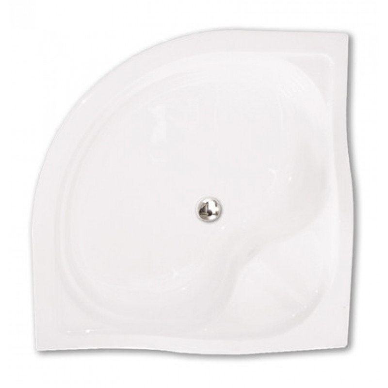 ROLTECHNIK Čtvrtkruhová samonosná polohluboká vanička SEMIDEEP NEO/900 8000198