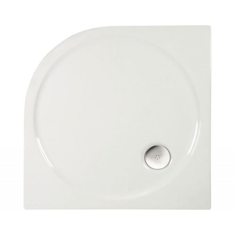 POLYSAN Sprchová vanička SONATA R50 80 čtvrtkruhová s konstrukcí