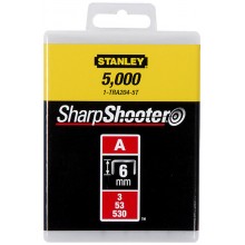 STANLEY 1-TRA204-5T Spony standardní typ A 5/53/530 - 6mm/1/4", 5000ks