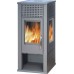 ABX Tetral 4675-7, krbová kamna na dřevo, šedý plech