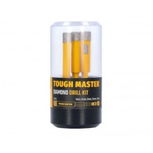 Tough Master TM-DDK5 Sada diamantových vrtáků o velikostech 5 mm, 6 mm, 8 mm, 10 mm a 12 mm, 5ks