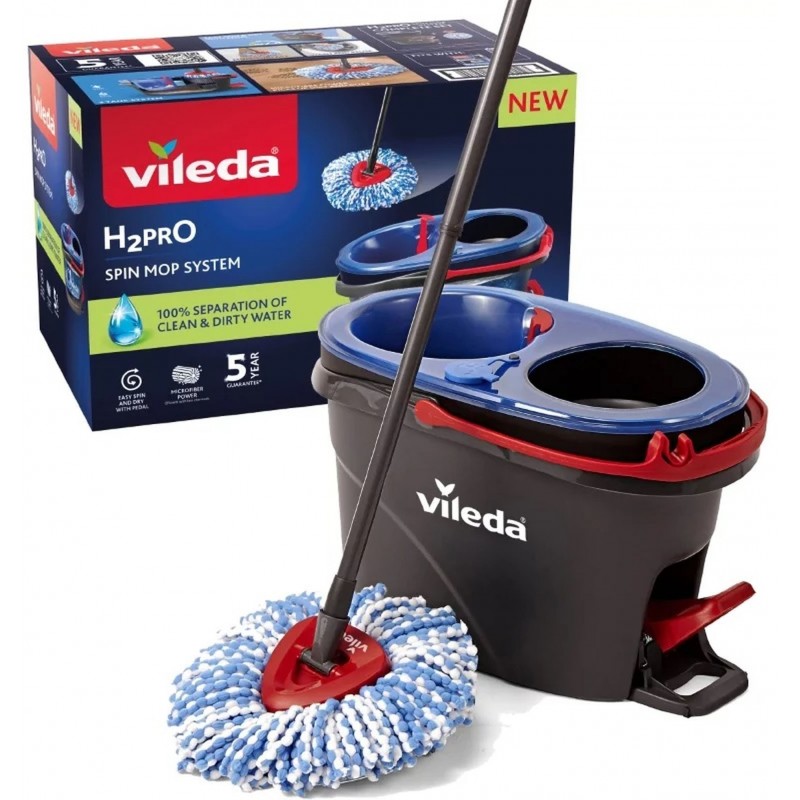 VILEDA H2Pro Třásňový rotační mop 178332 VILEDA H2Pro Třásňový rotační mop 178332