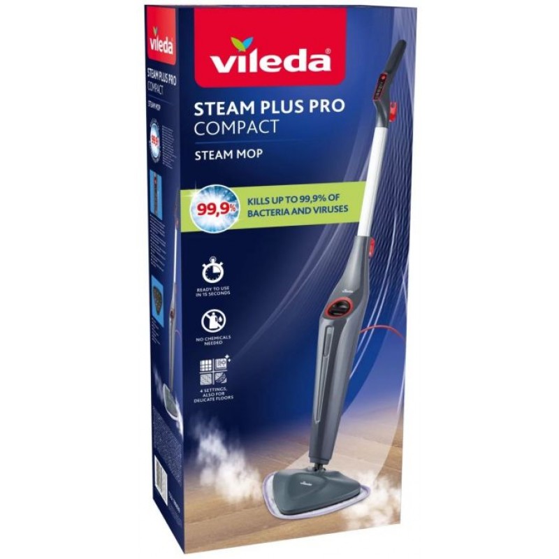 VILEDA STEAM PLUS PRO Parní mop 180839 VILEDA STEAM PLUS PRO Parní mop 180839