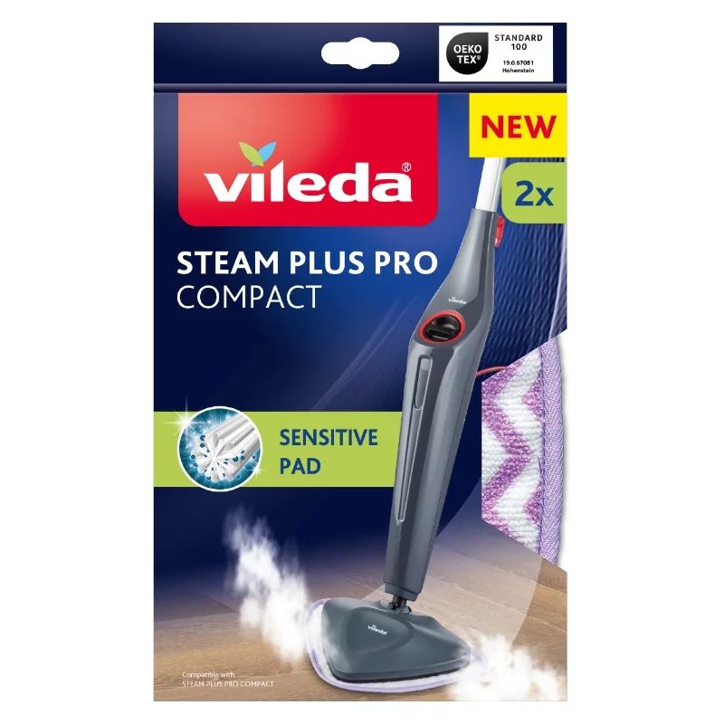 VILEDA STEAM PLUS PRO Sensitive náhrada 2ks 180855 VILEDA STEAM PLUS PRO Sensitive náhrada 2ks 180855