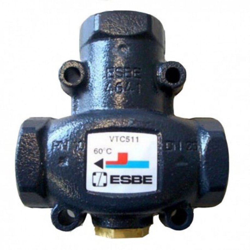 ESBE VTC 511 / 55°C Termostatický ventil,, RP 1 1/4", DN: 32, KVS: 14 m3/hod 51020700 ESBE VTC 511 / 55°C Termostatický ventil,, RP 1 1/4", DN: 32, KVS: 14 m3/hod 51020700