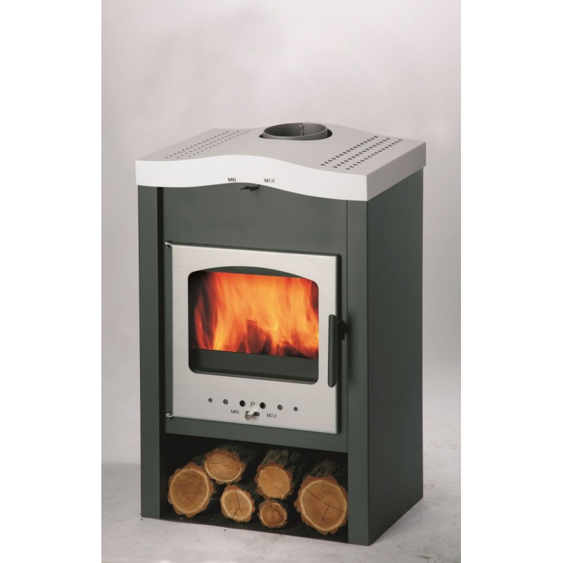 HAAS + SOHN Krbová kamna Vaasa Plus V antracit-stříbrná 0430815050000