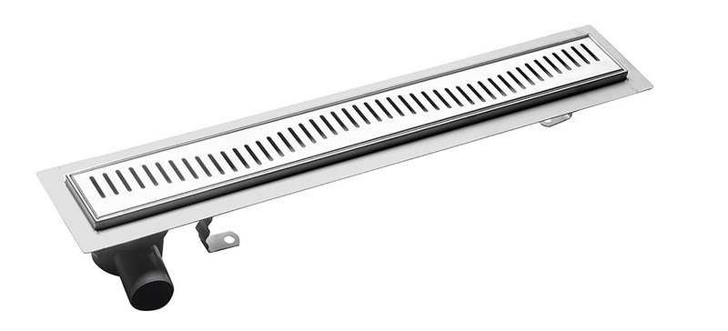 AQUALINE VENTO nerezový sprchový kanálek s roštem, 860x140 mm 2708-90