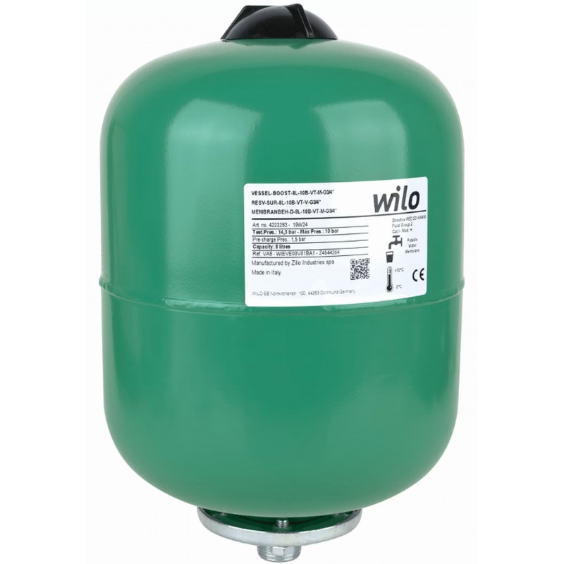 Wilo 8L-10B-VT-V-G3/4” Tlaková nádoba 4223283 Wilo 8L-10B-VT-V-G3/4” Tlaková nádoba 4223283