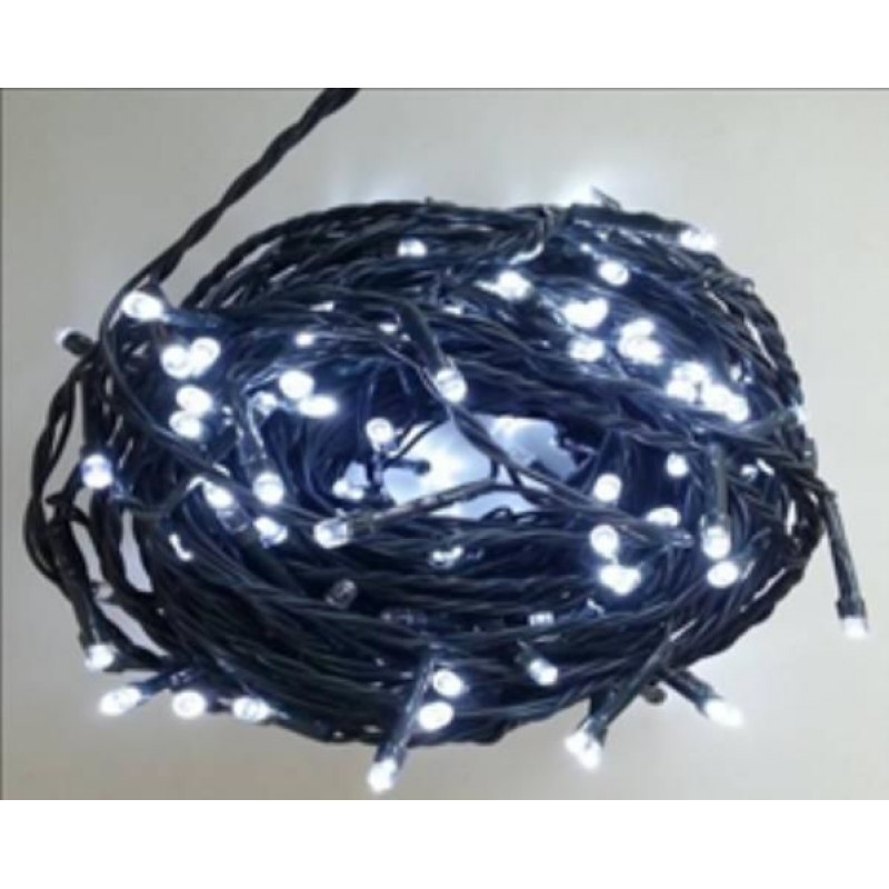 Vánoční osvětlení 180 LED - BÍLÉ / 18LED bliká , 24V IP44 VS484