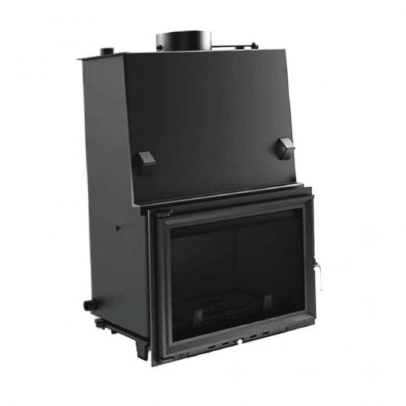 KRATKI ZUZIA/NP/W 24 kW krbová vložka teplovodní, rovné sklo, s chladící smyčkou