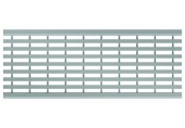 ACO Drainlock V/X100 - B125, rošt s podélnými pruty 1,0 m, nerez 13255