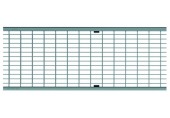 ACO Drainlock V/X150 - B125, mřížkový rošt Q+ 1,0 m, pozinkovaná ocel 133601